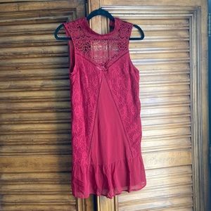 Abercrombie & Fitch lace peplum dress new with tags